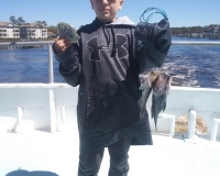 Half Day Fish Pool Winner - 10 year old Bradley F.  from Wilmington, NC