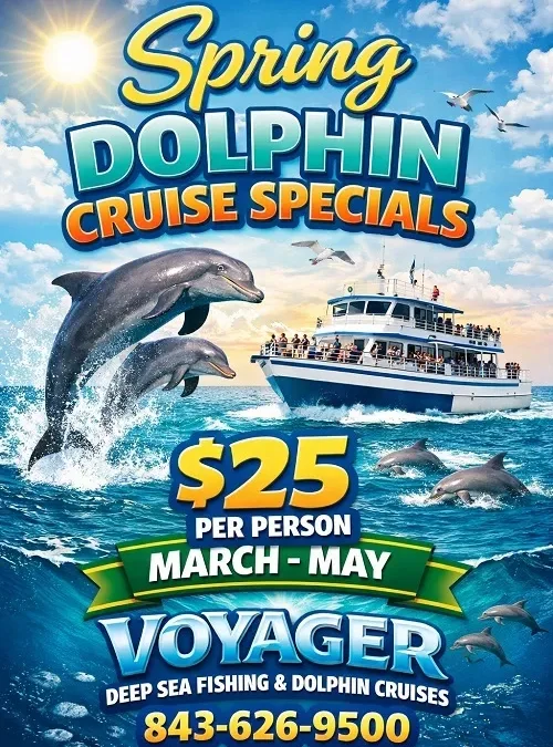 Enjoy a Dolphin Watch Adventure and Marine Life in Myrtle Beach